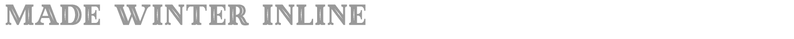 Made Winter font preview
